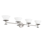 Thesis Lighting 207331A Tremolo Vanity in Brushed Nickel, Polished Nickel