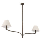 Thesis Lighting 207338A Bethany Linear Chandelier in Forged Bronze