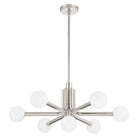 Thesis Lighting 207348A Stockholm LED Chandelier in Polished Nickel