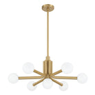 Thesis Lighting 207353A Stockholm LED Chandelier in Champagne Gold