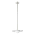 Thesis Lighting 207411A Solstice LED Convertible Pendant in Polished Nickel