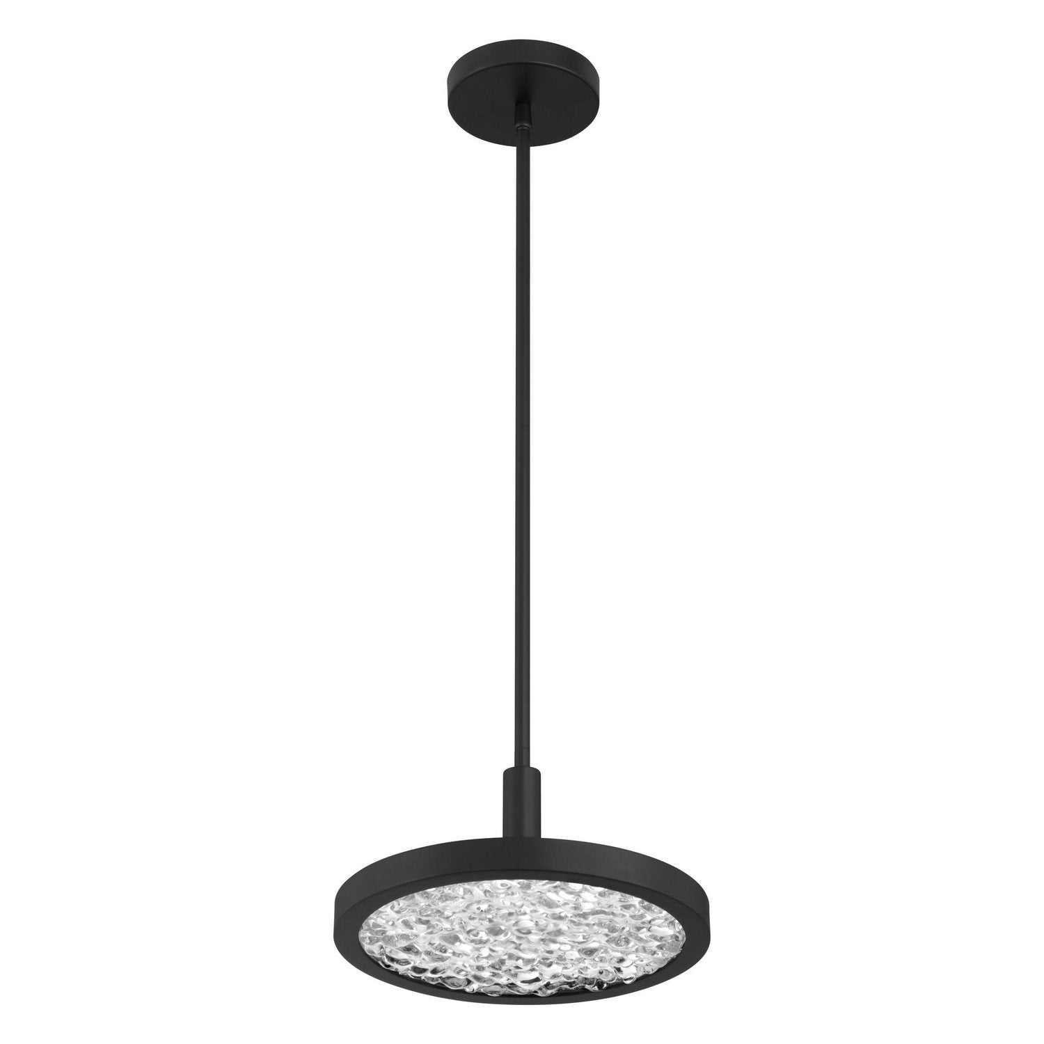 Thesis Lighting 207415A Courtney LED Convertible Pendant in Textured Black
