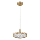 Éclairage Thesis 207416A Courtney LED Convertible Suspension en bronze champagne