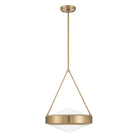 Thesis Lighting 207424A Agate Pendant in Champagne Gold, Opal