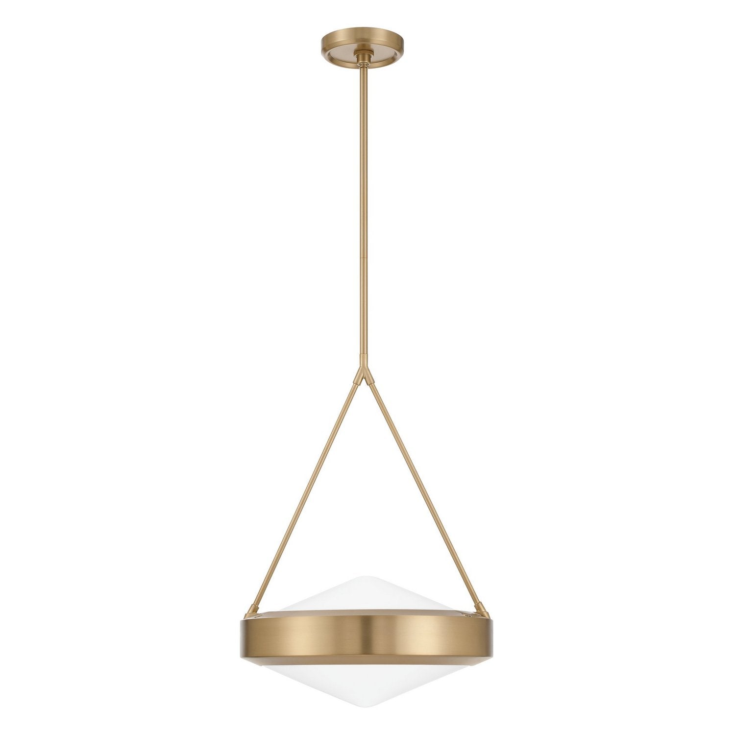 Éclairage de thèse 207424A Agate Suspension en or champagne, opale