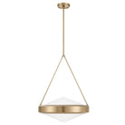Thesis Lighting 207425A Agate Pendant in Champagne Gold, Opal