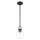 Thesis Lighting 207643A Mansfield Pendant in Matte Black