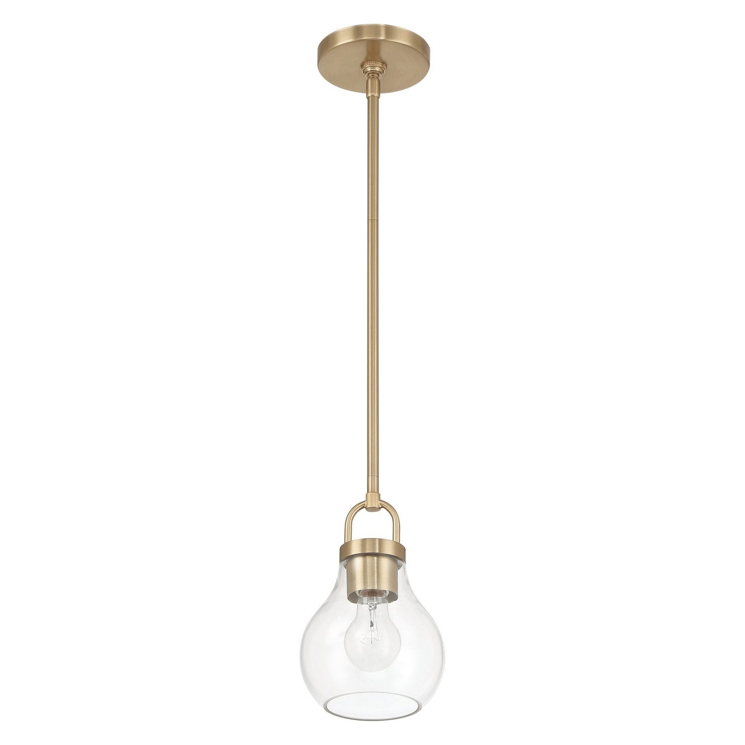 Thesis Lighting 207646A Mansfield Pendant in Champagne Gold
