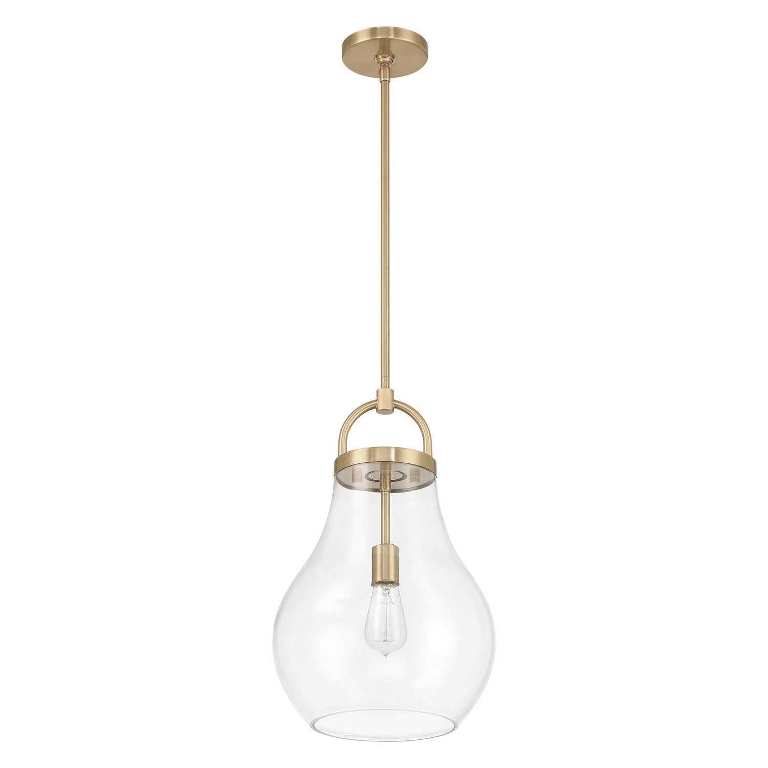 Thesis Lighting 207647A Mansfield Pendant in Champagne Gold