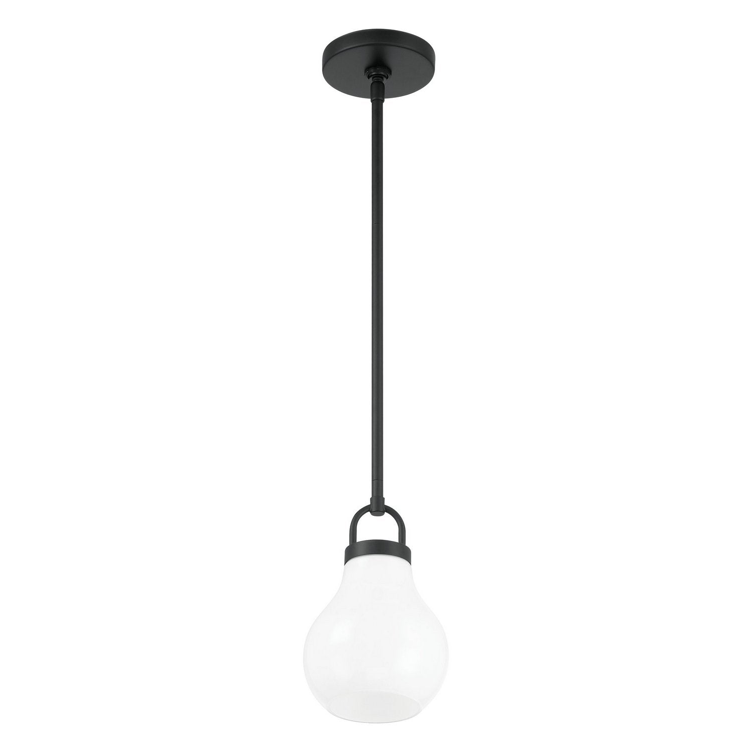 Thesis Lighting 207649A Mansfield Pendant in Matte Black