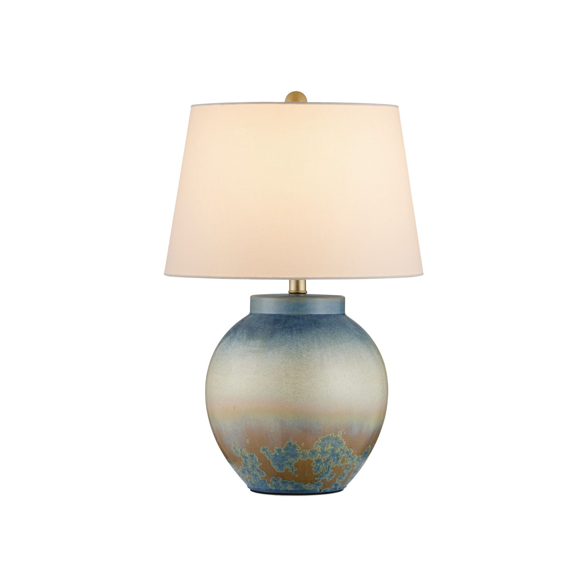 Currey and Company - 6000-1039 - One Light Table Lamp - Dawning Table Lamp - Yellow / Blue