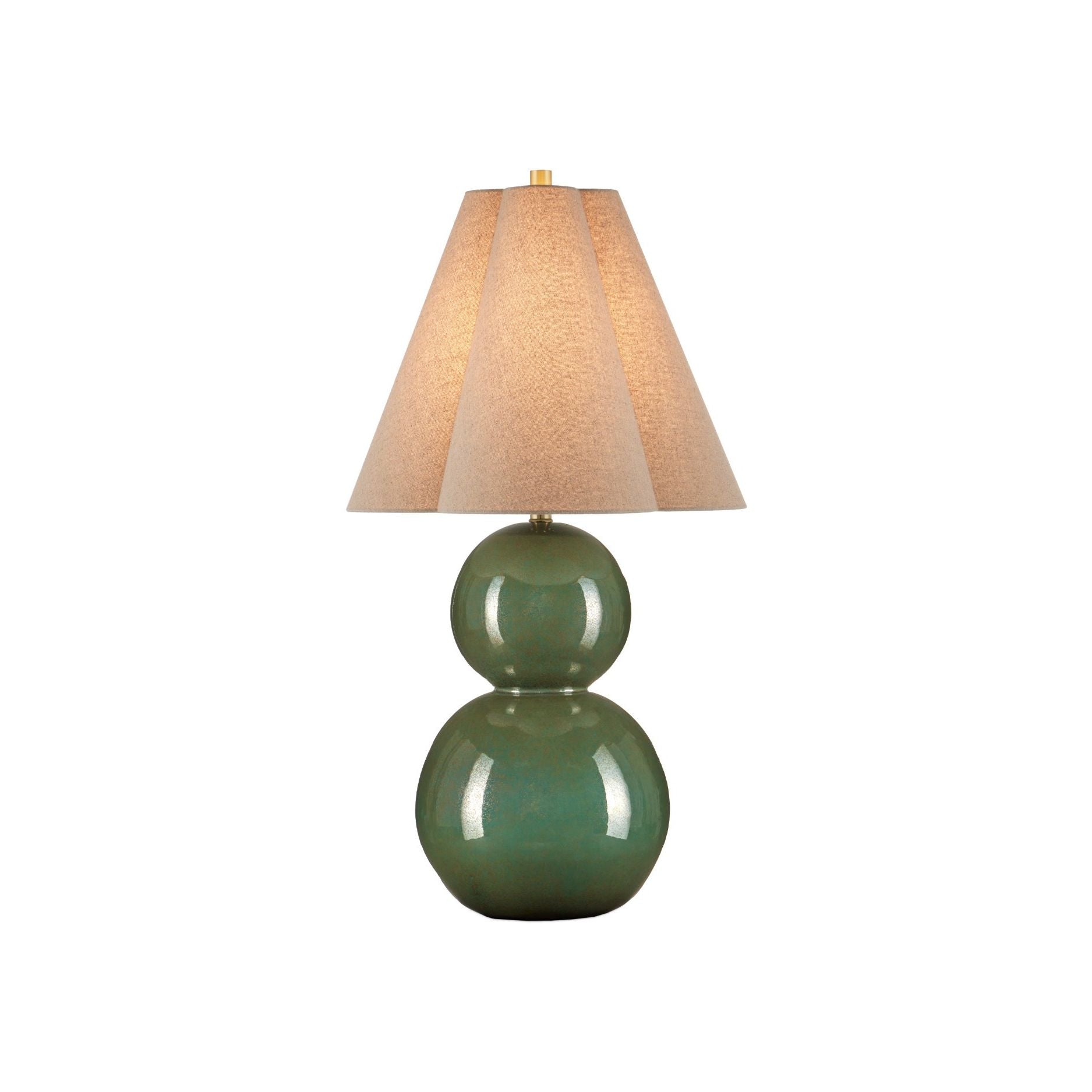 Currey and Company - 6000-1041 - One Light Table Lamp - Kindred Table Lamp - Green