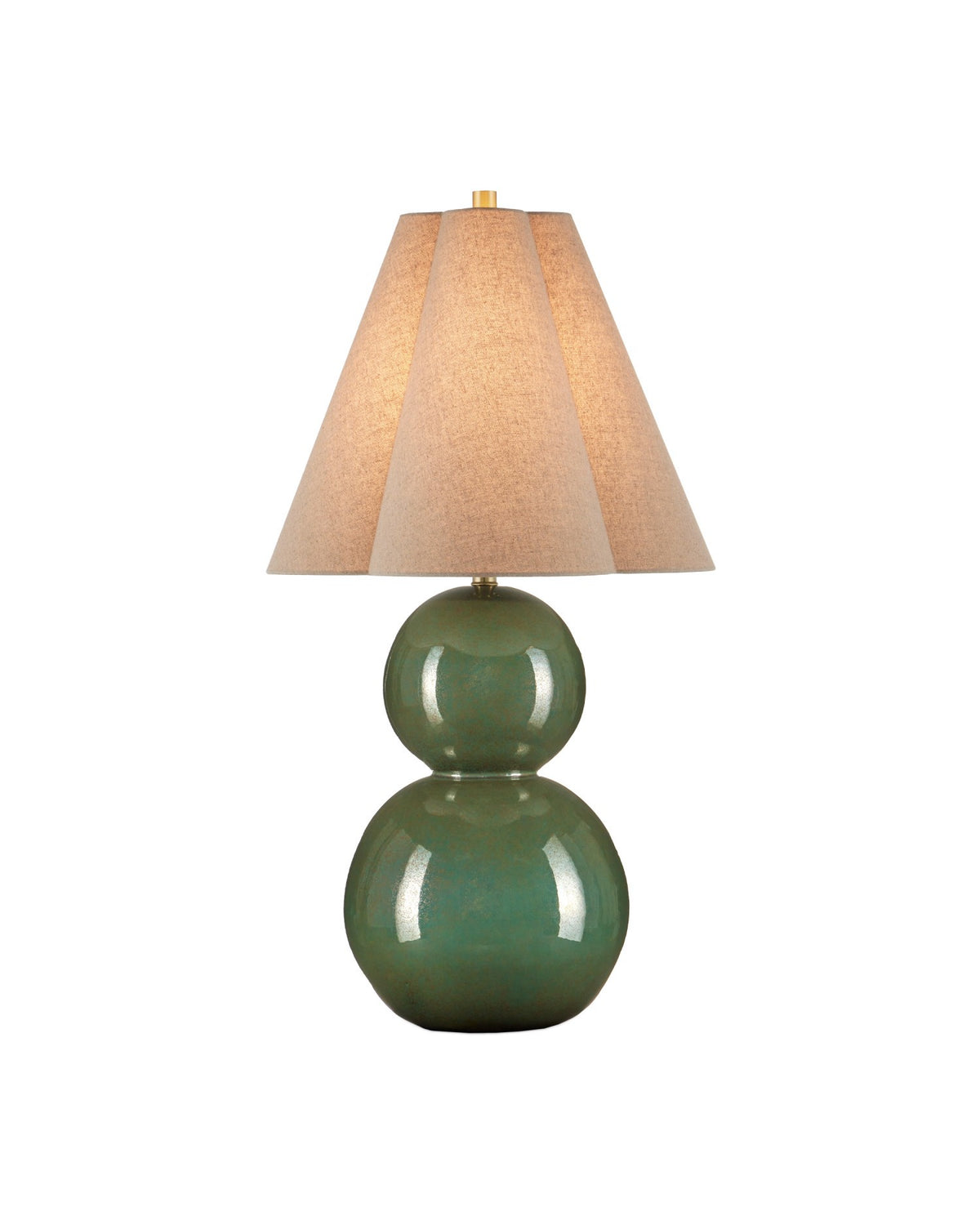 Currey and Company - 6000-1041 - One Light Table Lamp - Kindred Table Lamp - Green