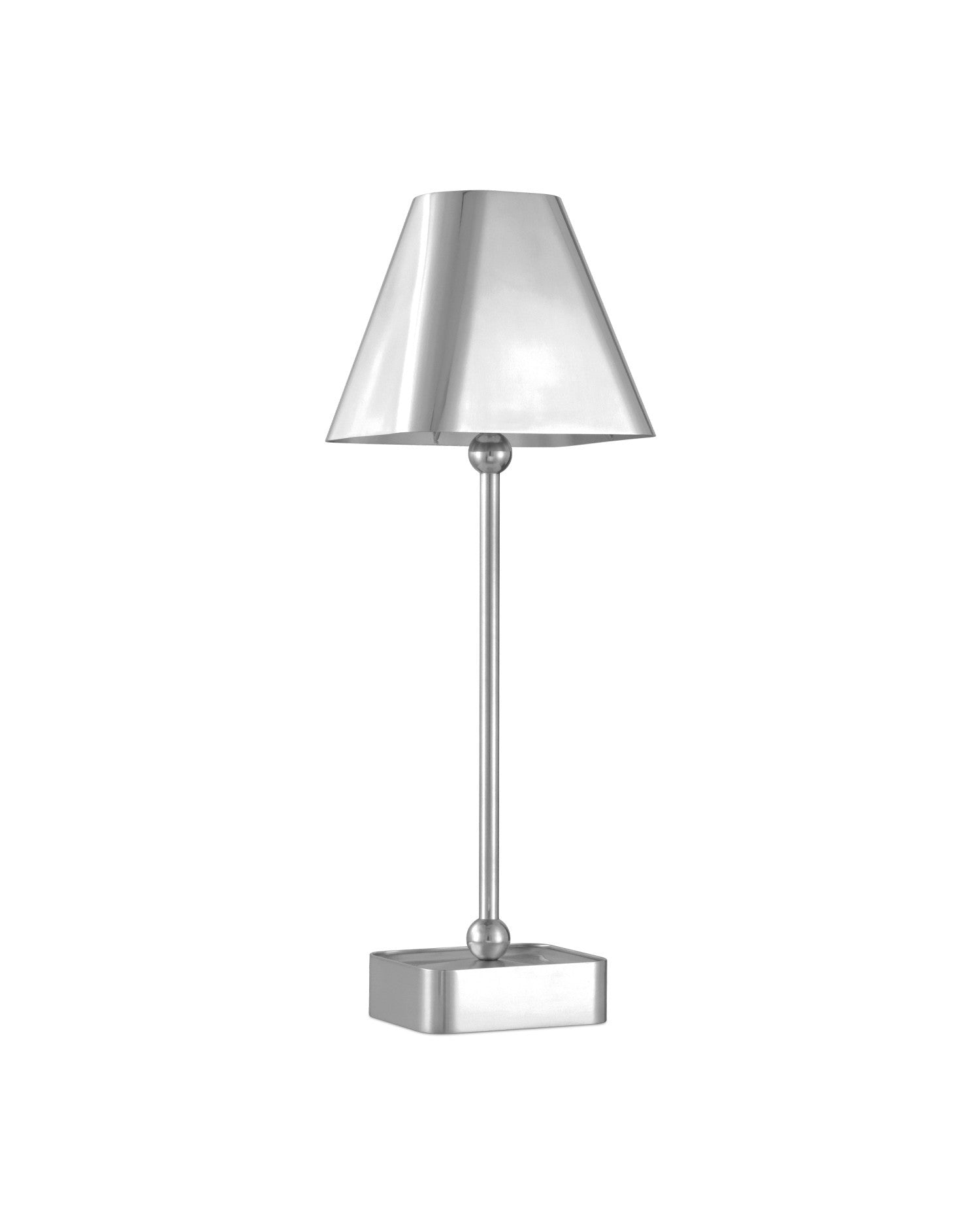 Currey and Company - 6700-0012 - One Light Table Lamp - Gadabout - Polished Nickel