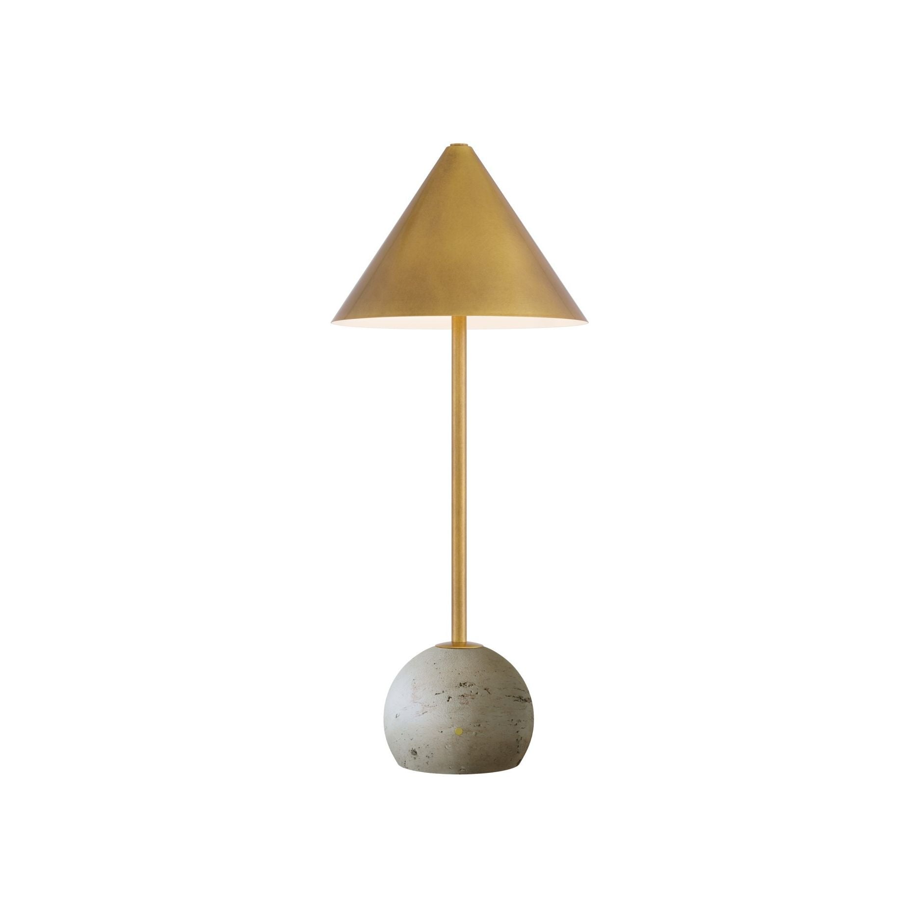 Currey and Company - 6700-0014 - One Light Table Lamp - Journey - Natural / Antique Brass