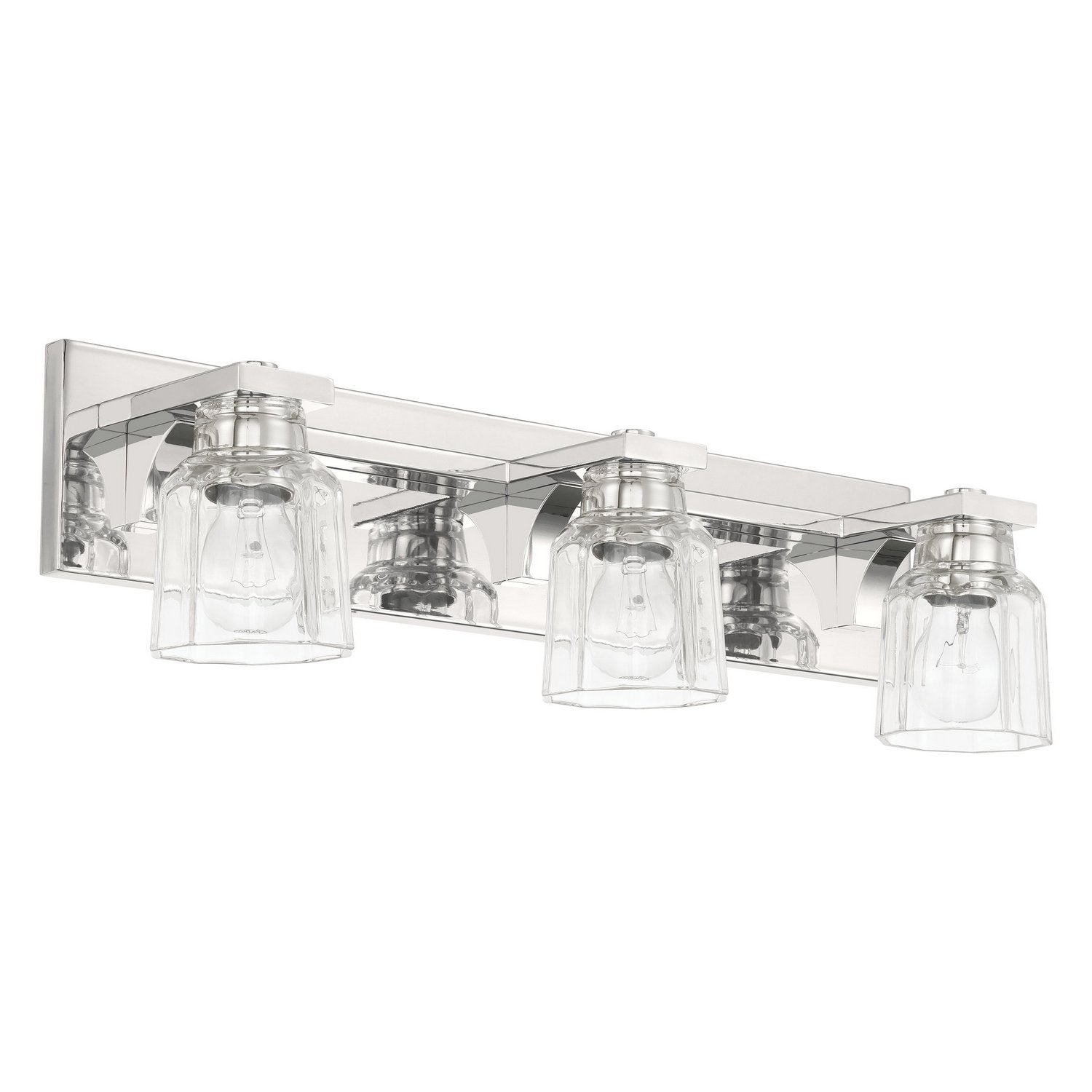 Thesis Lighting 207672A Dryden Vanity in Polished Nickel