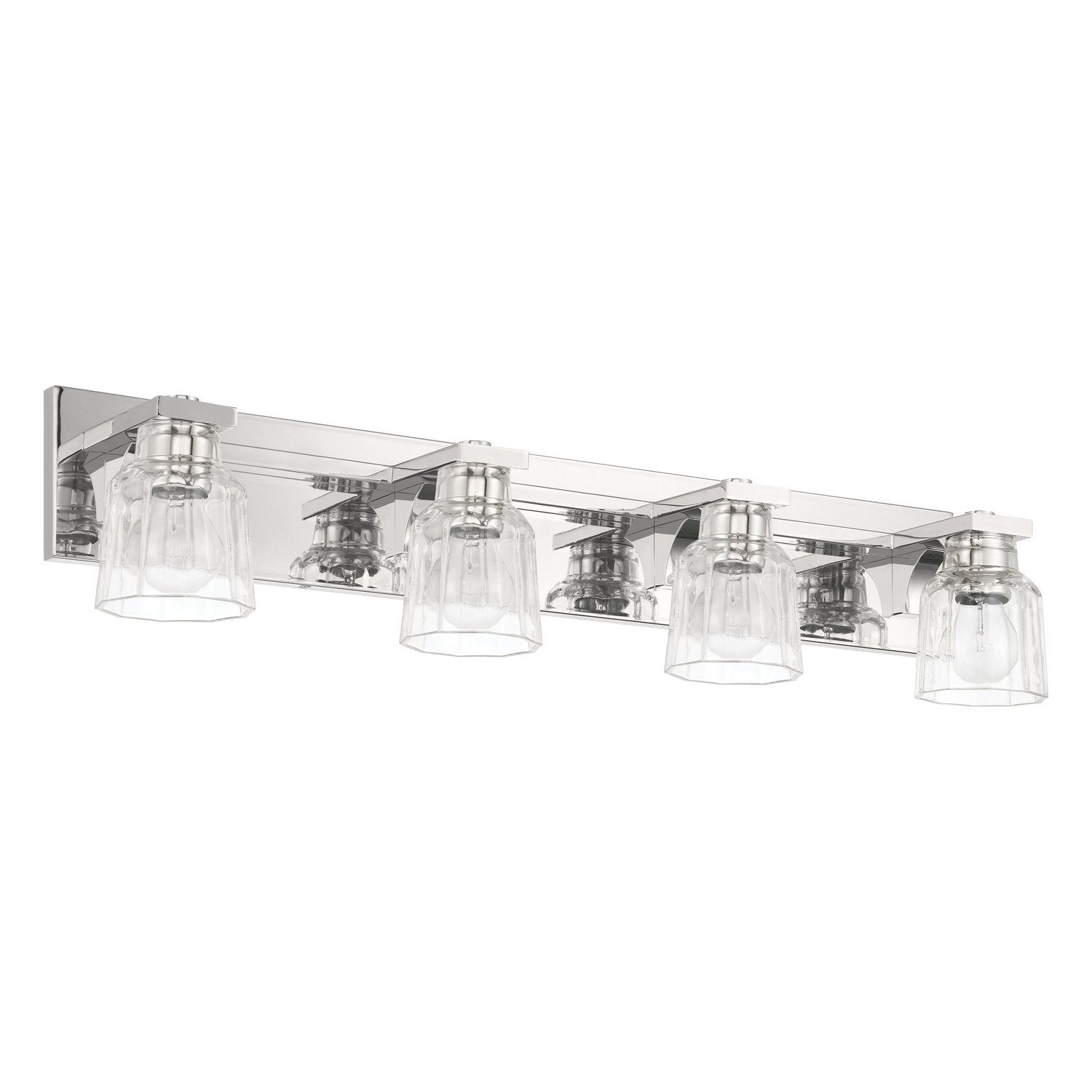 Thesis Lighting 207673A Dryden Vanity in Polished Nickel