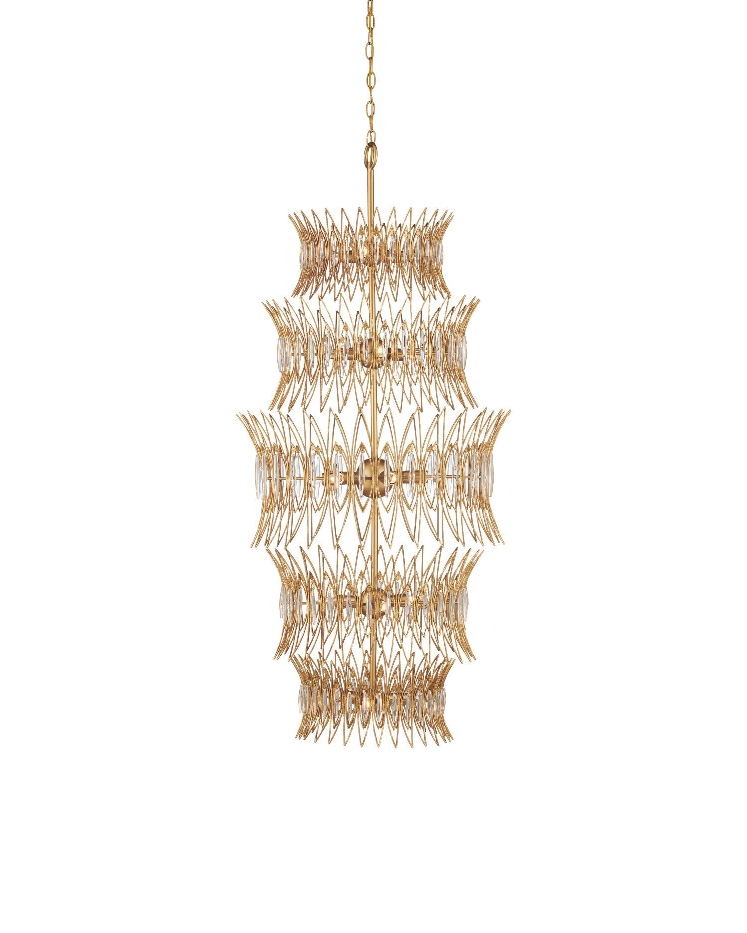Currey and Company - 9000-1288 - 18 Light Chandelier - Marquise - Clear / Luxor Gold