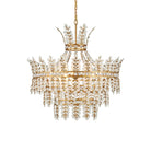 Currey and Company - 9000-1295 - Quatre lumières Suspendu - Bradshaw - Dépoli / Transparent / Laiton