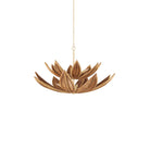 Currey and Company - 9000-1298 - Huit Lumières Suspendu - Cubana - Crème naturelle / Coco