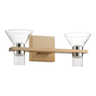 Éclairage Thesis Lighting 207684A Blake Applique LED couleur or champagne, nickel poli