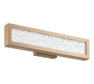 Éclairage Thesis Lighting 207704A Courtney LED pour coiffeuse, couleur bronze champagne