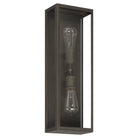 Thesis Lighting 207729A Hollis Exterior Wall Sconce in Blackened Brass