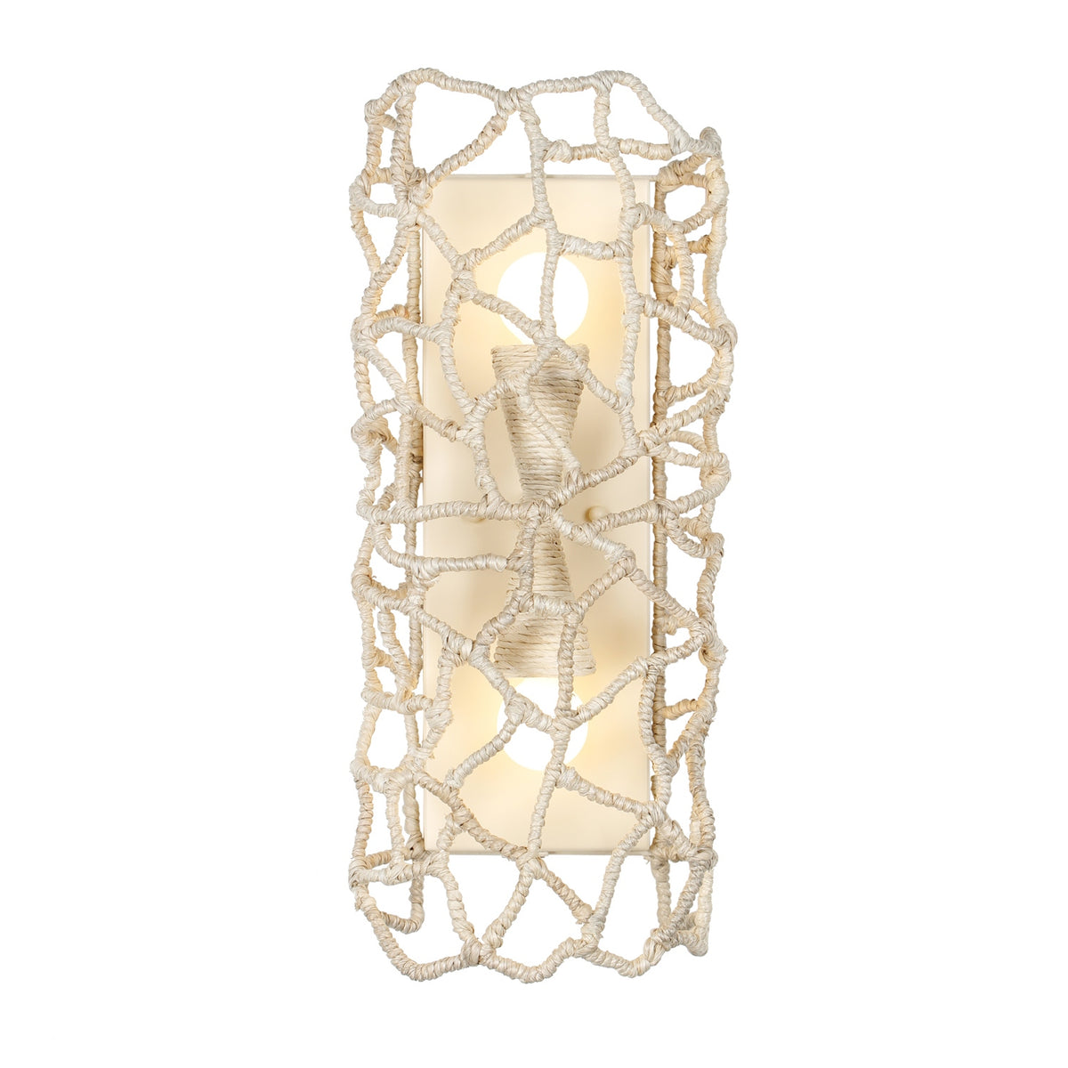 Kalco - 527321WIV - Two Light Wall Sconce - Reef - Warm Ivory