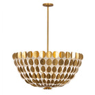 Kalco - 527455OLW - Huit lumières Suspendu - Amor - Feuille d'or oxydée et blanc