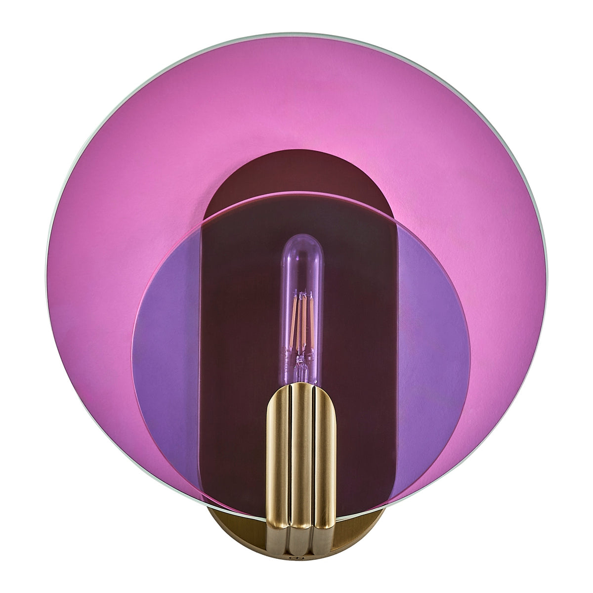 Kalco - 528521WB - Une lampe Murale - Optique - Laiton d'hiver