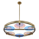 Kalco - 528555WB - Six lumières Suspendu - Optique - Laiton d'hiver