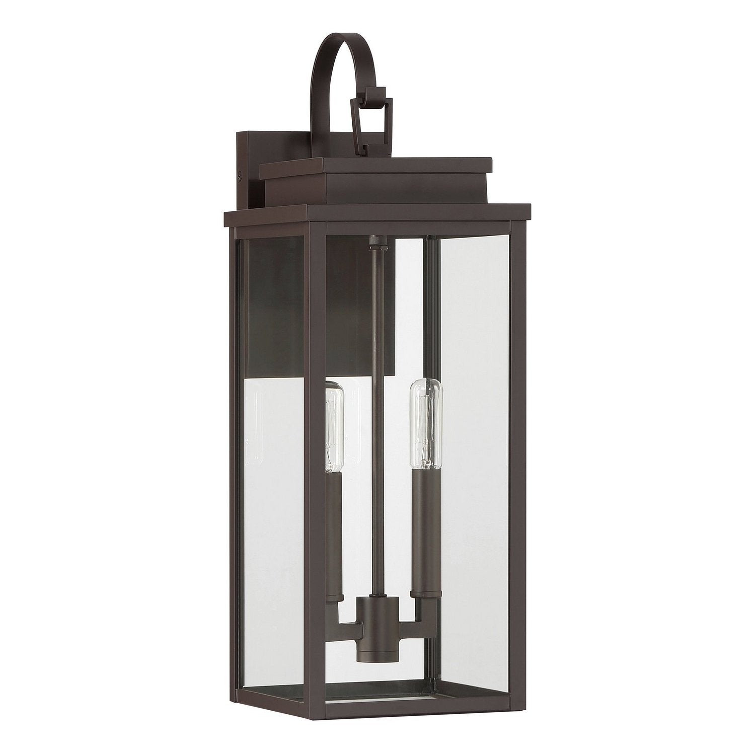 Thesis Lighting 207749A Hillside Exterior Wall Sconce in Dark Bronze