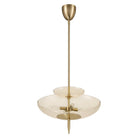 Thesis Lighting 207782A Fiorello Convertible Pendant in Brushed Gold