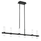 Thesis Lighting 207313A Ristretto LED Linear Chandelier in Matte Black