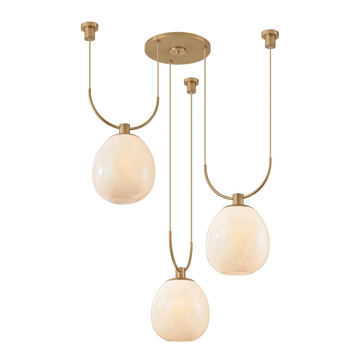 Troy Lighting Canada - F7536-PBR - Trois lampes Suspendu - Jove - Laiton patiné