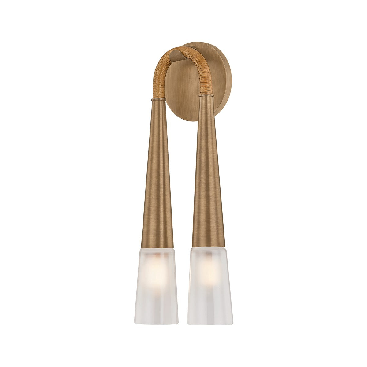 Troy Lighting Canada - B5516-PBR - Two Light Wall Sconce - Hawke - Patina Brass