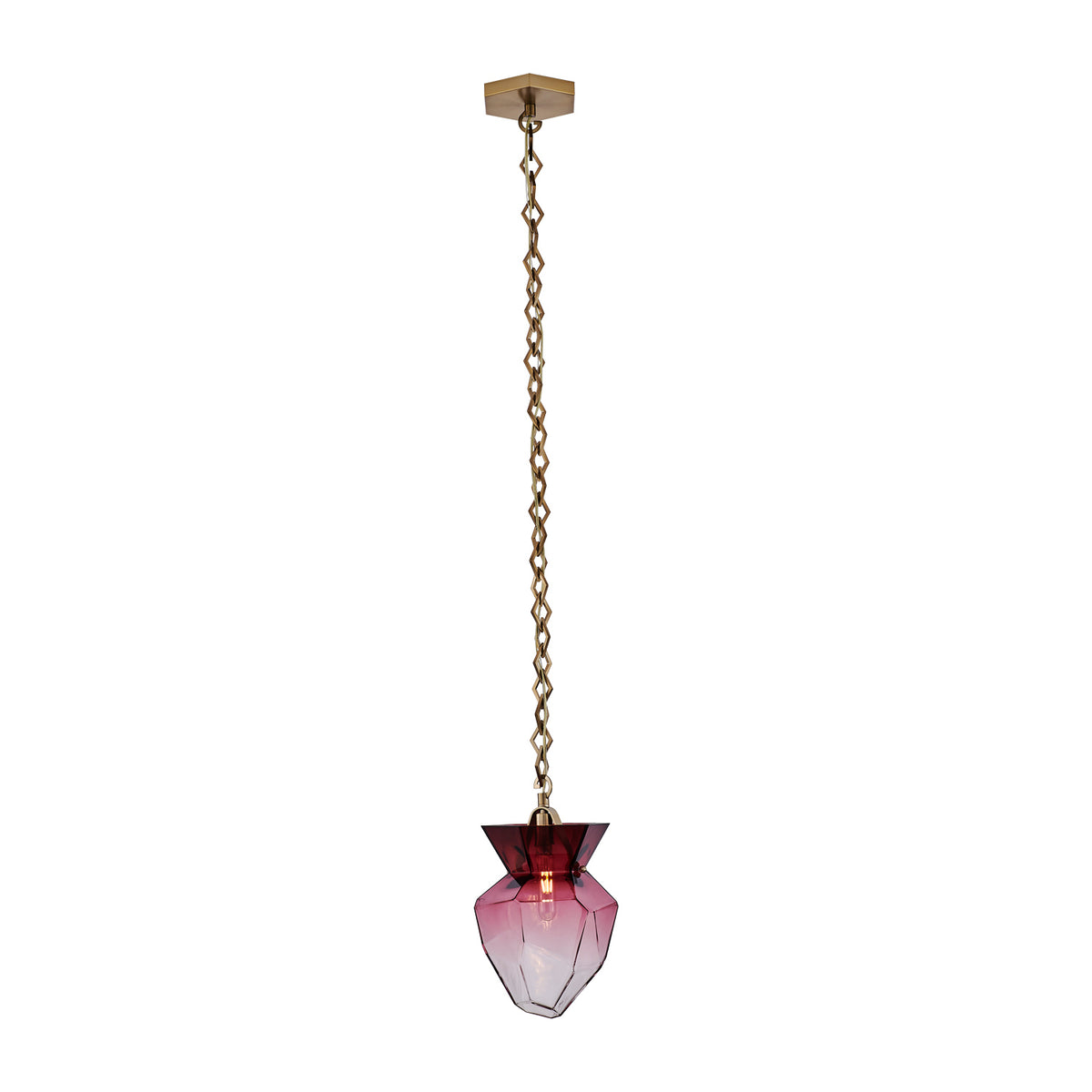 Kalco - 528312WB - One Light Pendant - Bolsa - Winter Brass