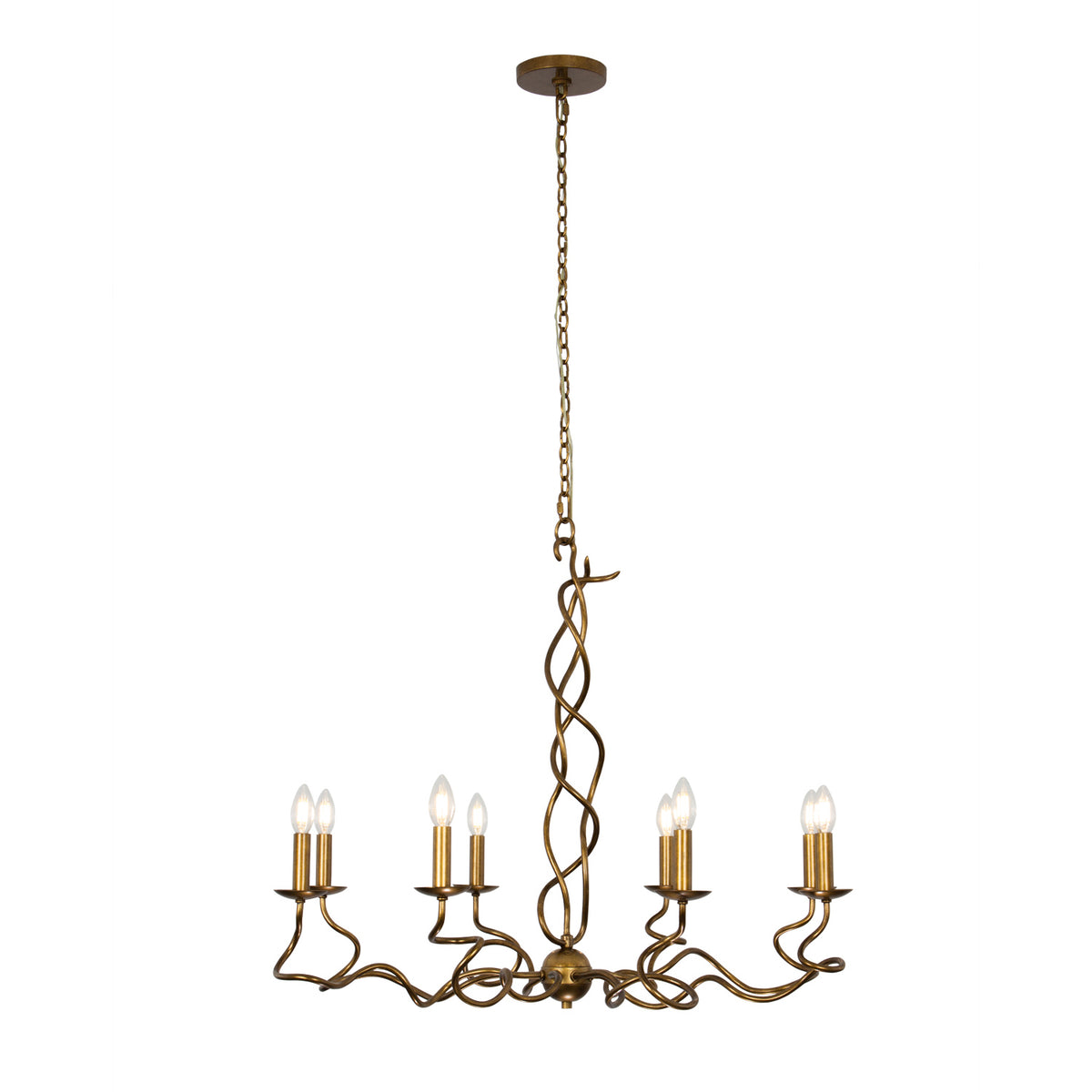 Kalco - 529256ORB - Eight Light Chandelier - Rizo - Oil Rubbed Bronze