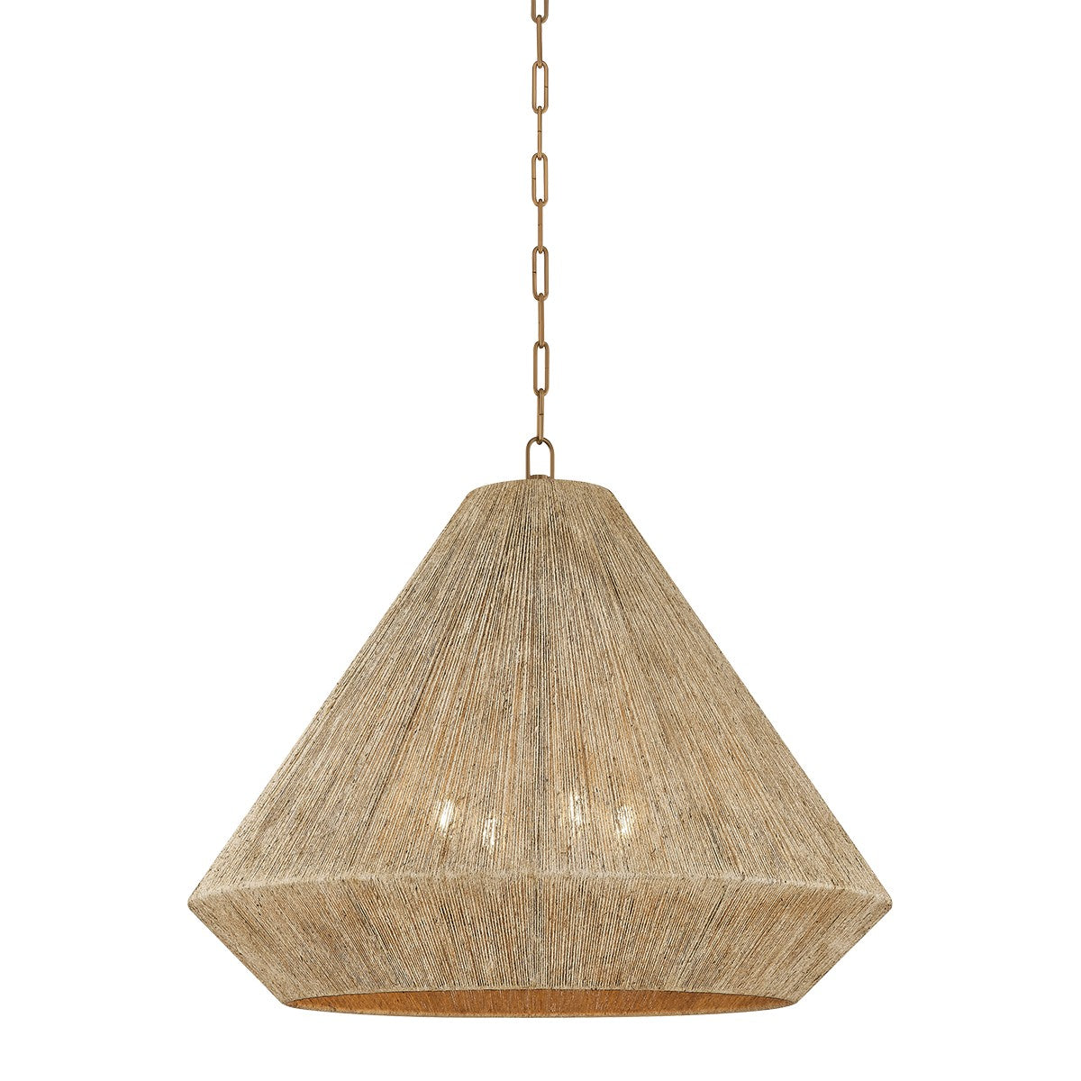Troy Lighting Canada - F1630-PBR - Quatre lampes Suspension - Keats - Laiton patiné