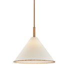 Troy Lighting Canada - F2524-PBR - Une lampe Suspension - Pierreux - Laiton patiné