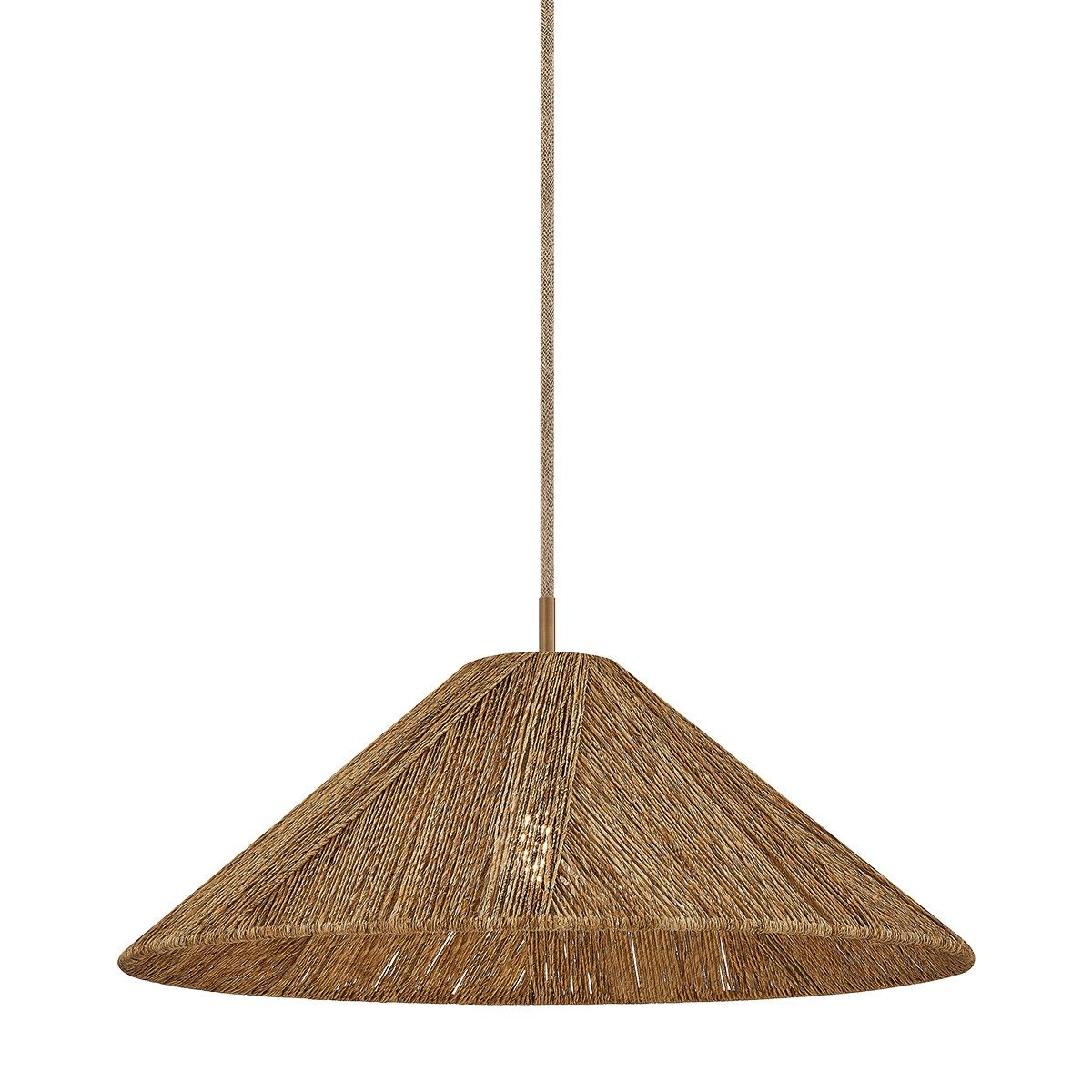 Troy Lighting Canada - F3724-PBR - Une lampe Suspension - Ahrens - Laiton patiné