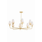 Troy Lighting Canada - F4758-GLI - Eight Light Chandelier - Quill - Gilded Ivory