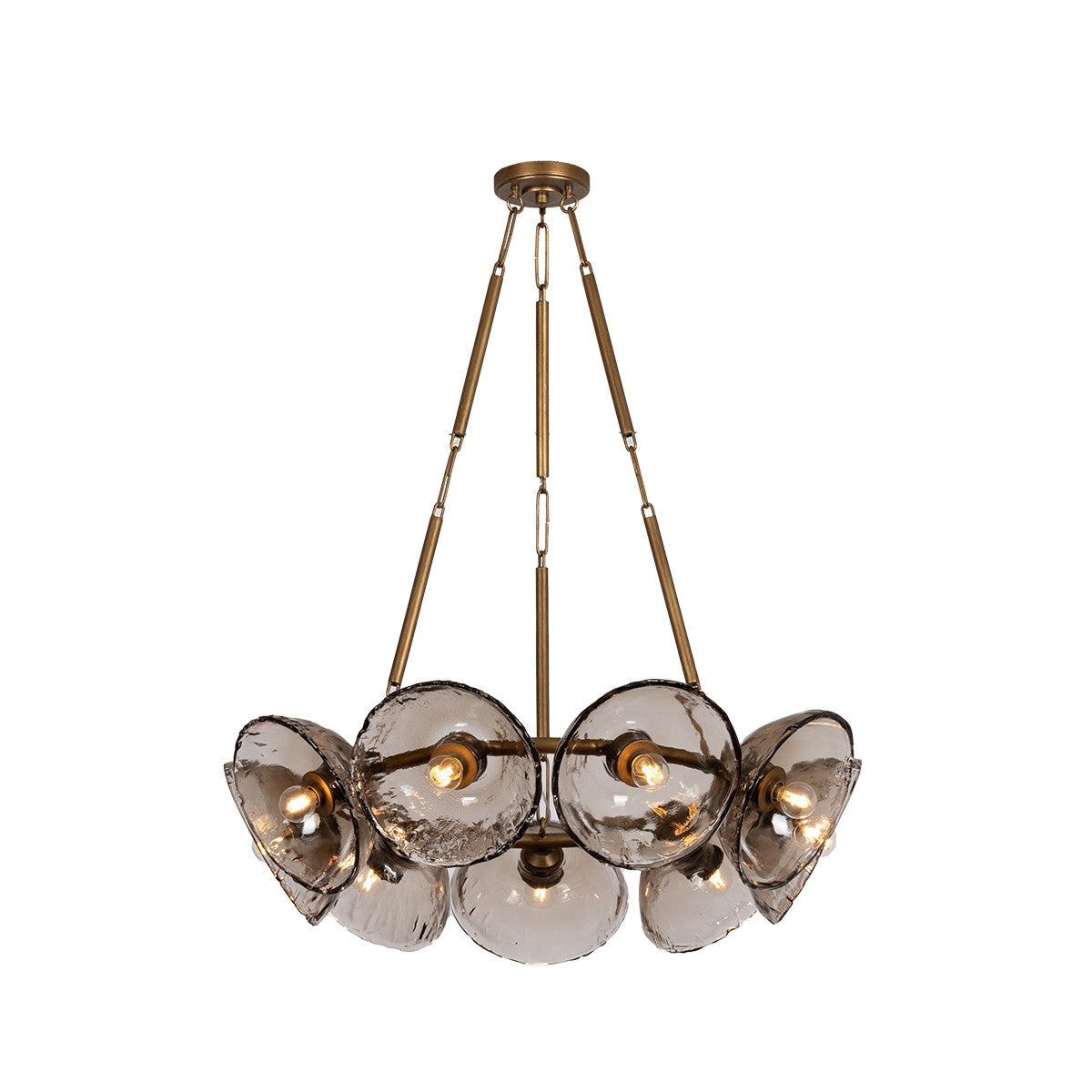 Troy Lighting Canada - F5436-PGL - Neuf lampes Suspendu - Diego - Patine Feuille d'or