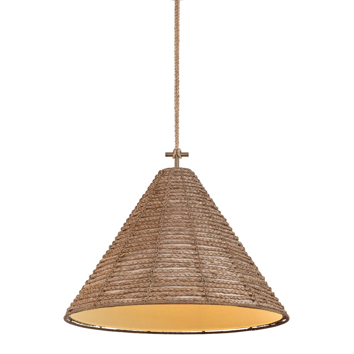 Troy Lighting Canada - F6030-PBR - Une lampe Suspension - Séquoia - Laiton patiné