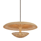 Troy Lighting Canada - F6240-BRL - Trois lampes Suspension - Draco - Feuille de bronze
