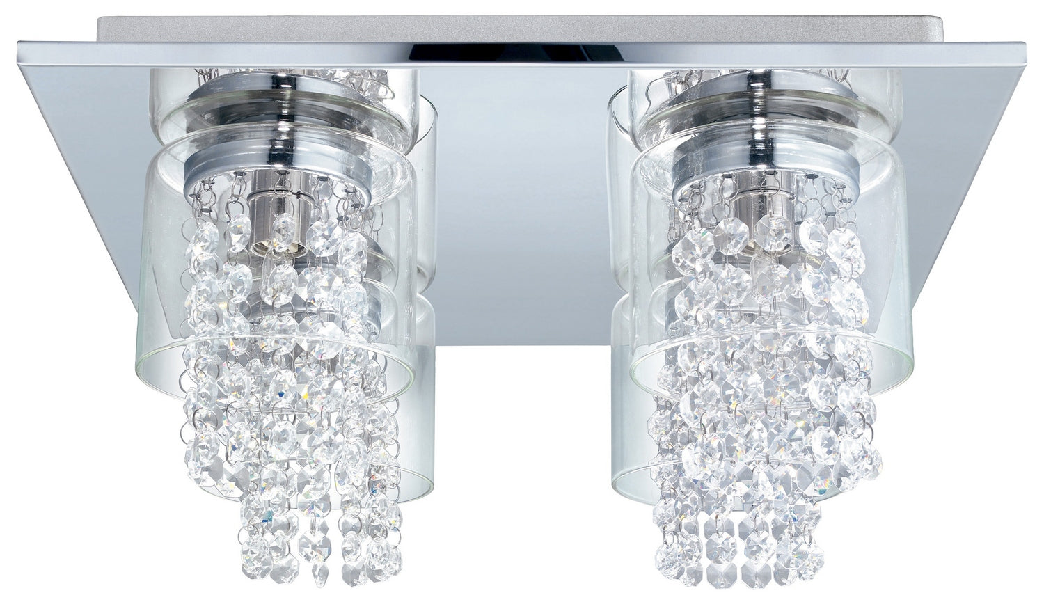 Eglo Canada - 201153A - Four Light Ceiling Mount - Pianella 1 - Chrome
