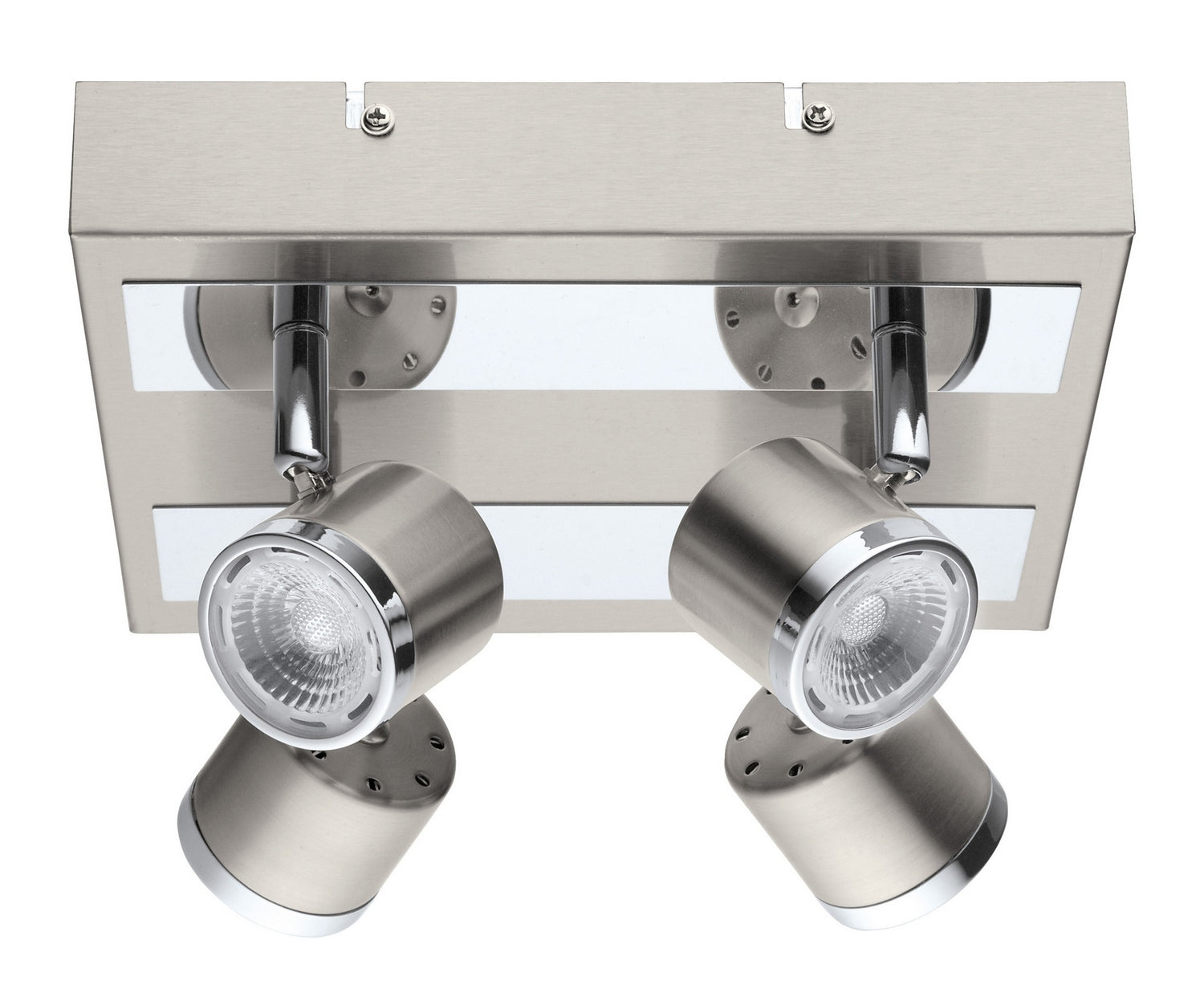 Eglo Canada - 201736A - LED Ceiling Track Light - Pierino - Matte Nickel & Chrome