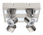 Eglo Canada - 201736A - Plafonnier LED sur rail - Pierino - Nickel mat et chrome