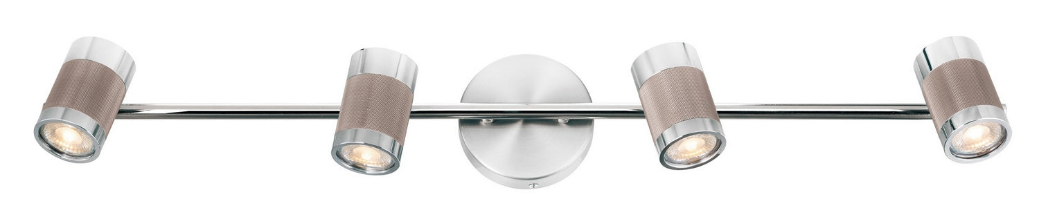 Eglo Canada - 203187A - Four Light Fixed Track Light - Savannah - Chrome