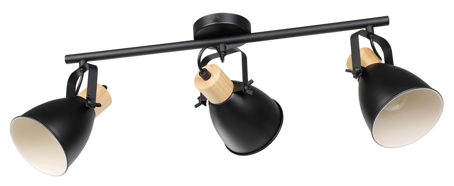 Eglo Canada - 205513A - Three Light Fixed Track Light - Coswarth - Black